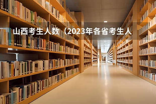 山西考生人数（2023年各省考生人数）