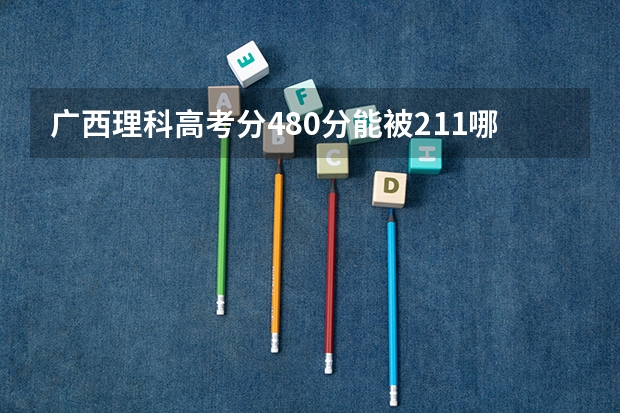 广西理科高考分480分能被211哪些大学录取