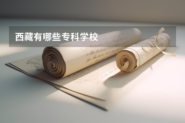 西藏有哪些专科学校