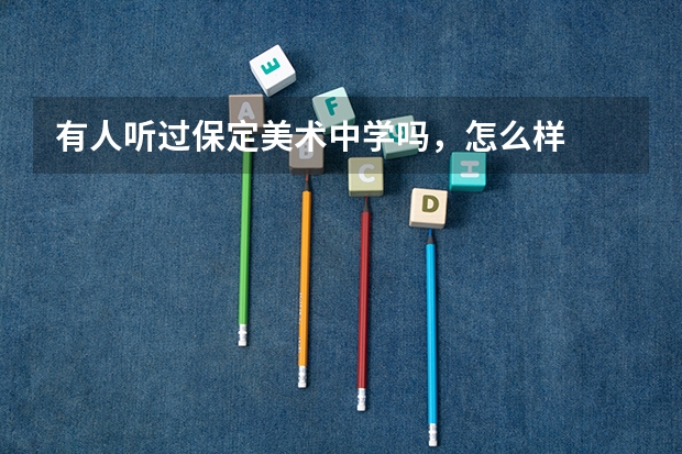 有人听过保定美术中学吗,怎么样