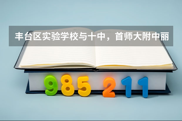 丰台区实验学校与十中,首师大附中丽泽中学怎么排名