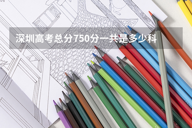 深圳高考总分750分一共是多少科