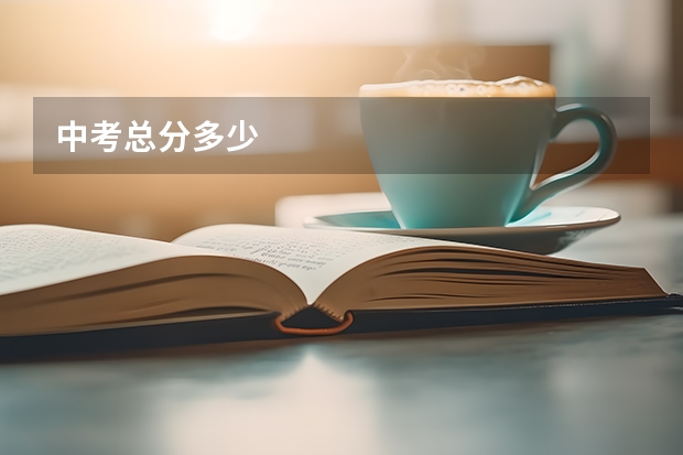中考总分多少