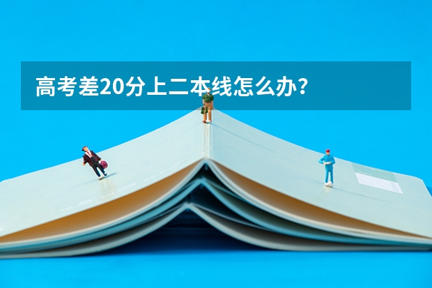 高考差20分上二本线怎么办?