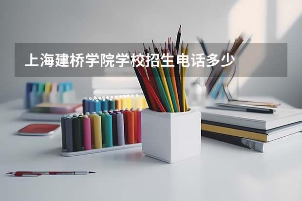 上海建桥学院学校招生电话多少