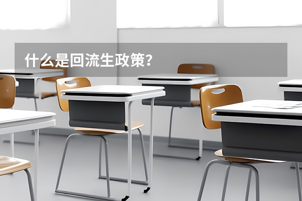 什么是回流生政策?
