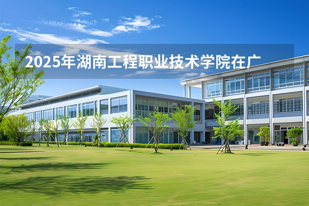 2025年湖南工程职业技术学院在广西各专业都招多少人（2026参考）