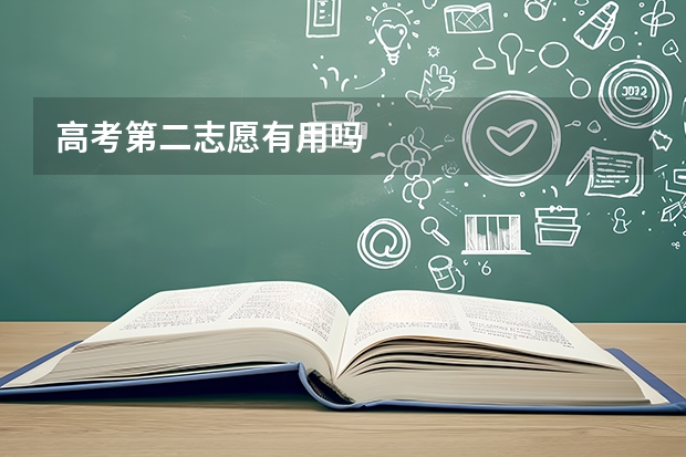 高考第二志愿有用吗