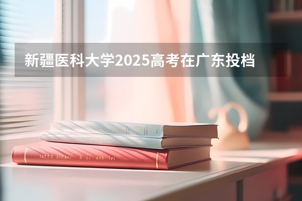 新疆医科大学2025高考在广东投档分数线