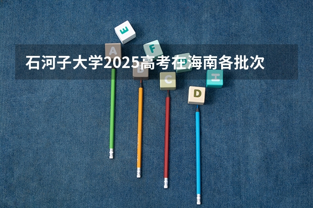 石河子大学2025高考在海南各批次选科要求如何