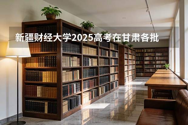 新疆财经大学2025高考在甘肃各批次选科要求如何