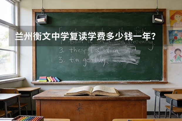 兰州衡文中学复读学费多少钱一年?
