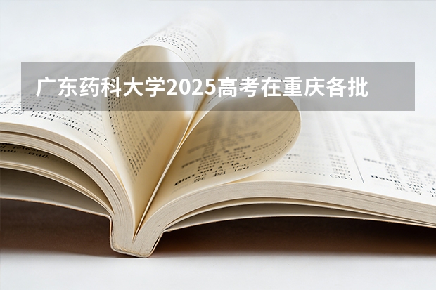 广东药科大学2025高考在重庆各批次选科要求如何