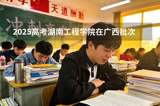 2025高考湖南工程学院在广西批次选科要求有哪些