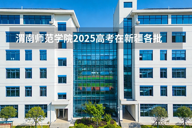 渭南师范学院2025高考在新疆各批次选科要求如何