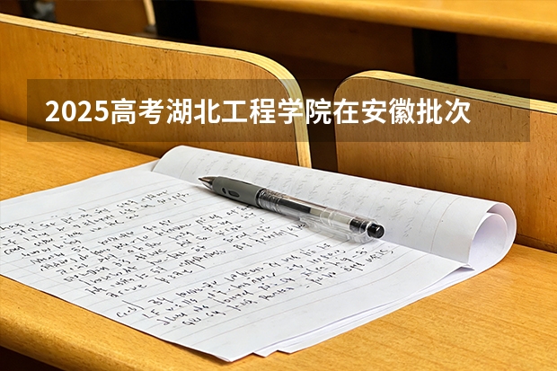 2025高考湖北工程学院在安徽批次选科要求有哪些