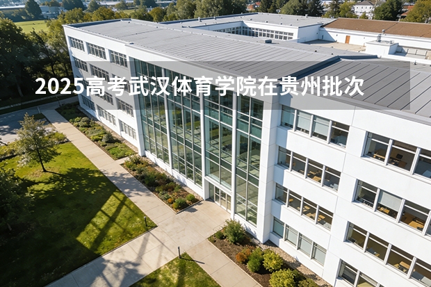 2025高考武汉体育学院在贵州批次选科要求有哪些