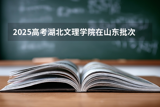 2025高考湖北文理学院在山东批次选科要求有哪些