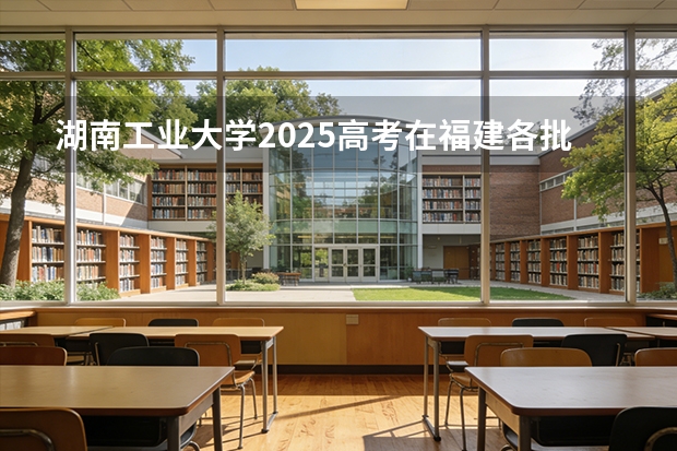 湖南工业大学2025高考在福建各批次选科要求如何