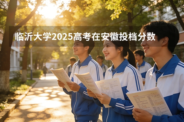 临沂大学2025高考在安徽投档分数线