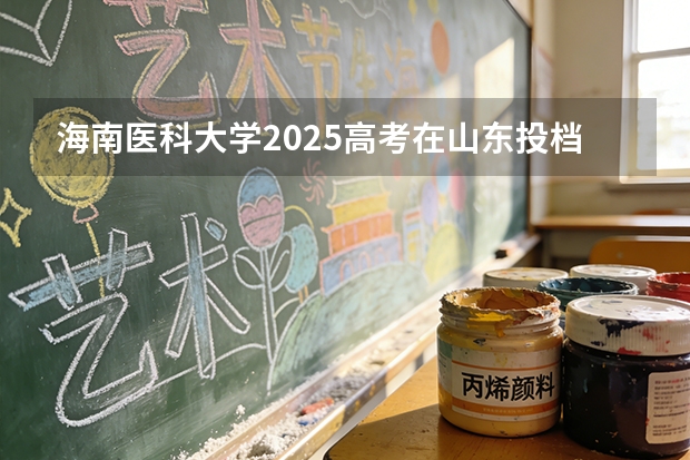 海南医科大学2025高考在山东投档分数线