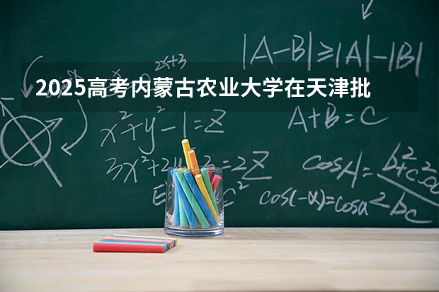 2025高考内蒙古农业大学在天津批次选科要求有哪些