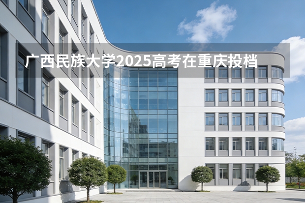 广西民族大学2025高考在重庆投档分数线