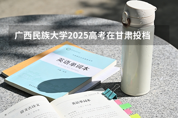 广西民族大学2025高考在甘肃投档分数线