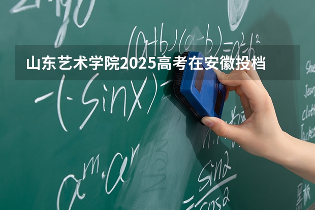 山东艺术学院2025高考在安徽投档分数线