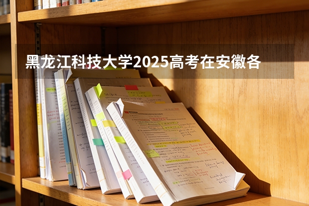黑龙江科技大学2025高考在安徽各批次选科要求如何