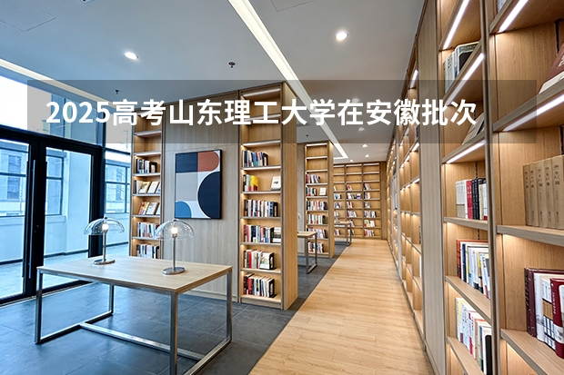 2025高考山东理工大学在安徽批次选科要求有哪些
