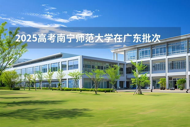 2025高考南宁师范大学在广东批次选科要求有哪些