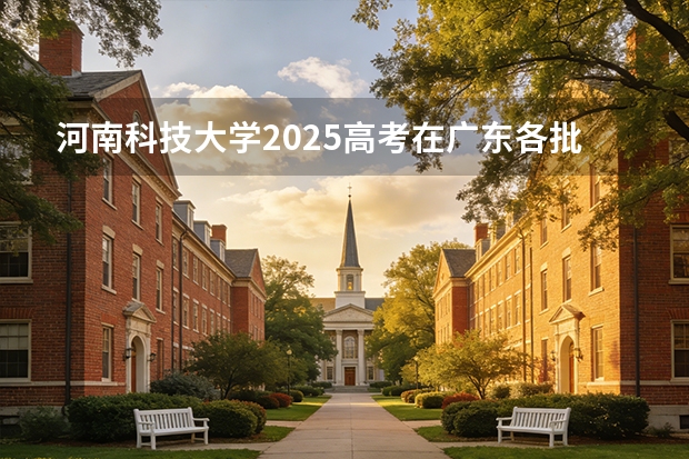 河南科技大学2025高考在广东各批次选科要求如何