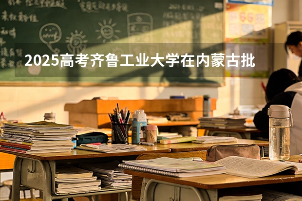 2025高考齐鲁工业大学在内蒙古批次选科要求有哪些