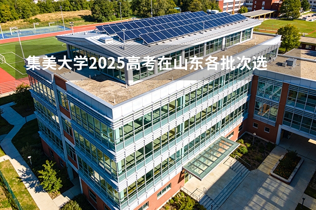 集美大学2025高考在山东各批次选科要求如何
