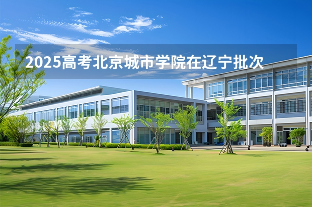 2025高考北京城市学院在辽宁批次选科要求有哪些