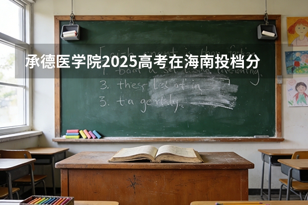 承德医学院2025高考在海南投档分数线