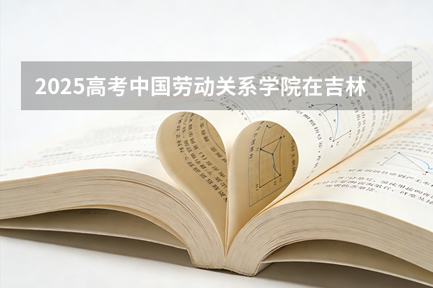 2025高考中国劳动关系学院在吉林批次选科要求有哪些