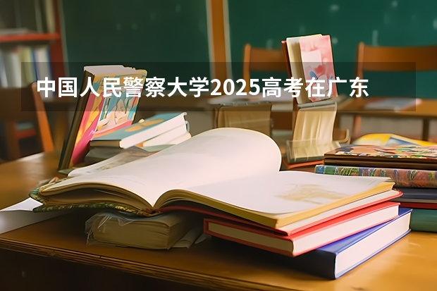 中国人民警察大学2025高考在广东投档分数线