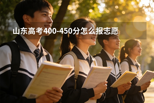 山东高考400-450分怎么报志愿：本科线边缘不慌张