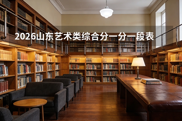 2026山东艺术类综合分一分一段表：各专业类别文化控制线差异大