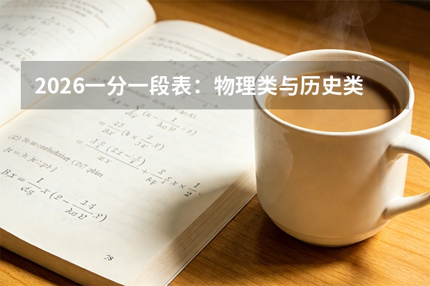 2026一分一段表：物理类与历史类考生在各分数段人数差距分析