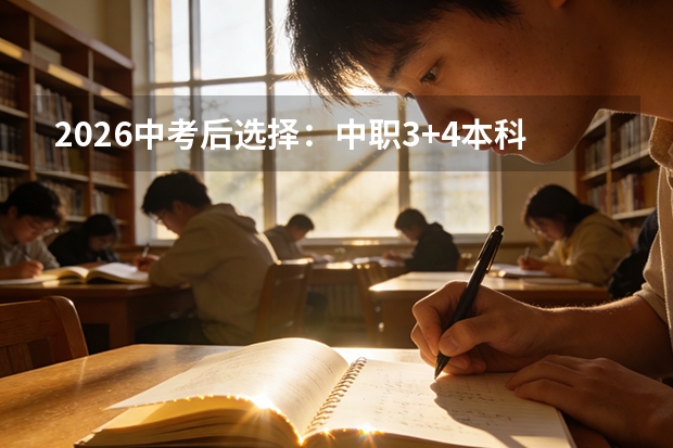 2026中考后选择：中职3+4本科贯通班如何报考？学费全免还能拿本科文凭