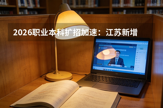 2026职业本科扩招加速：江苏新增2所职业本科，深职大最高分617超特控线83分